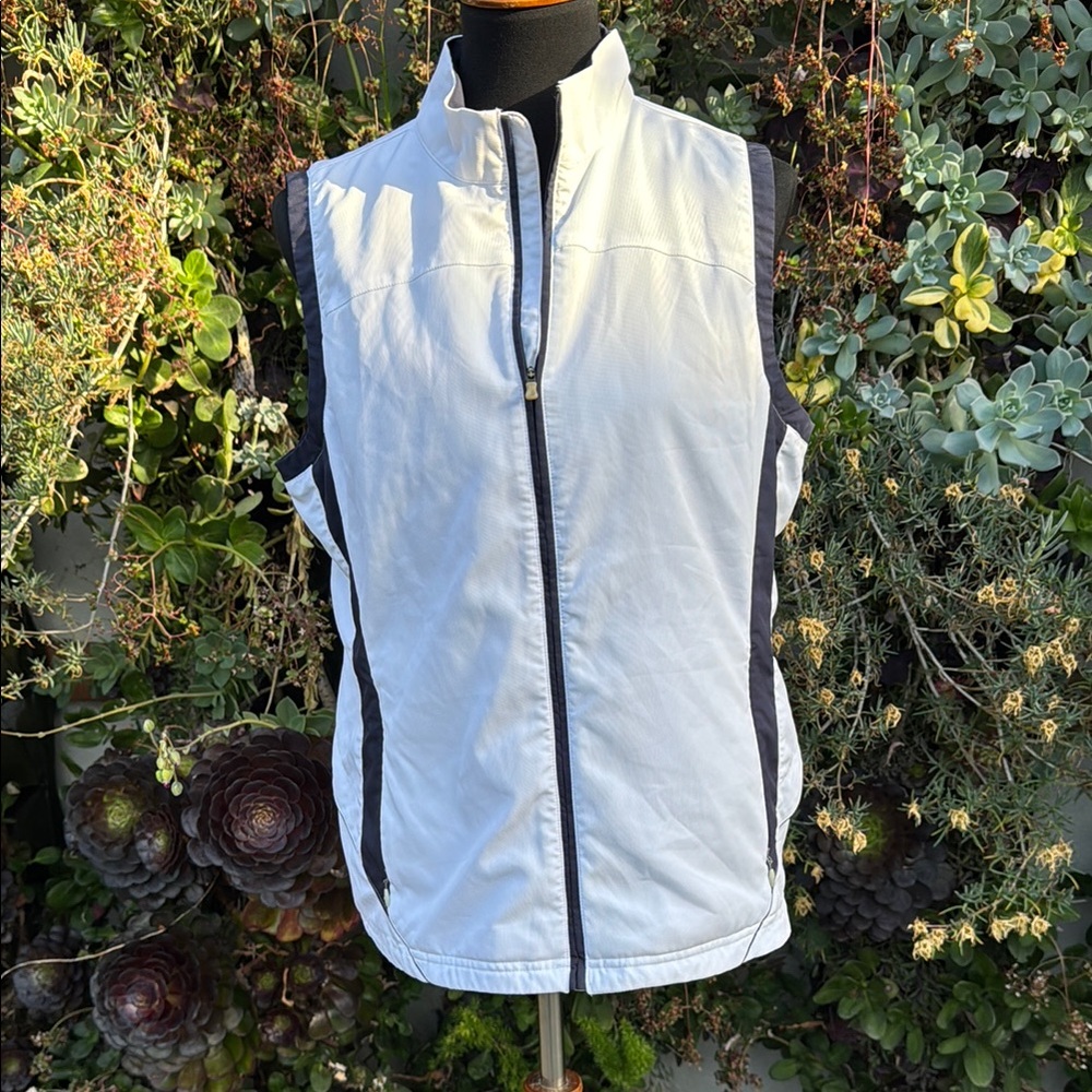 White and Black Lightweight Vest
